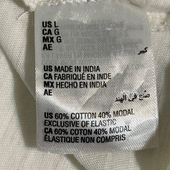 Style & Co NWT Knit Shirt Women's Size Large Henley  Smocked Cotton Blend - Picture 13 of 13